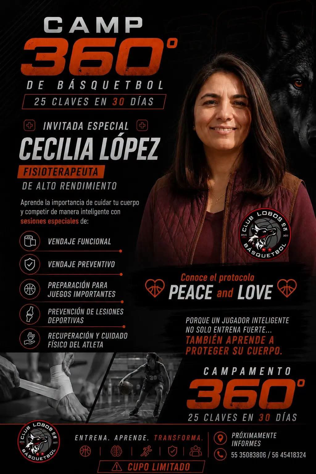 Cecilia López, fisioterapeuta de alto rendimiento