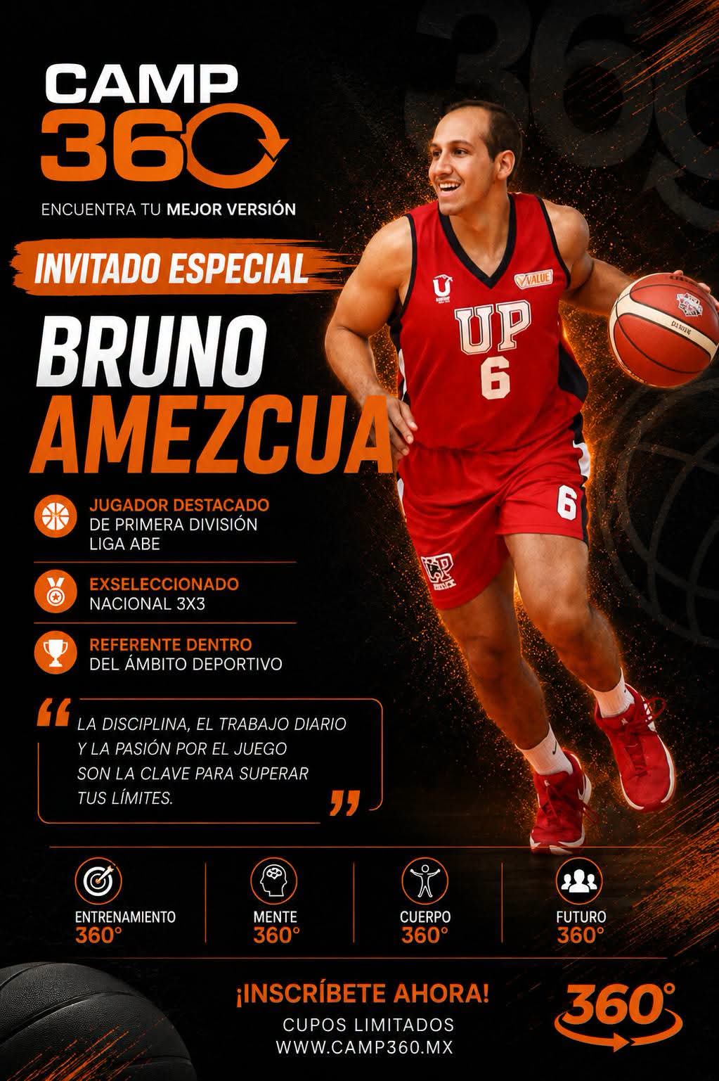 Bruno Amezcua, jugador destacado Liga ABE